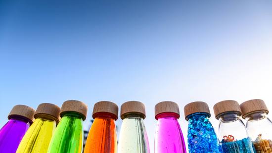 Botellas sensoriales para niños