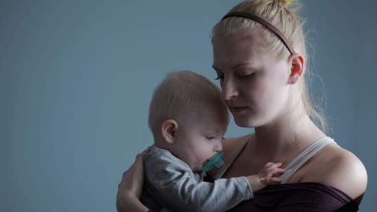Madre con su bebé