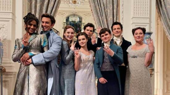 Algunos de los hermanos Bridgerton en la ficción de Netflix