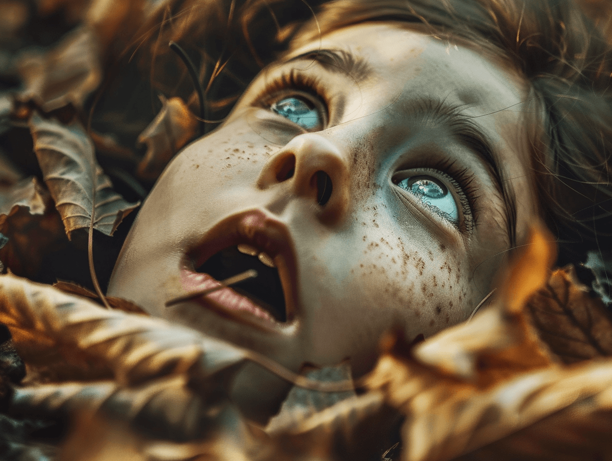 niña asustada
