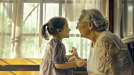 Abuela y nieta