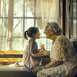 Abuela y nieta