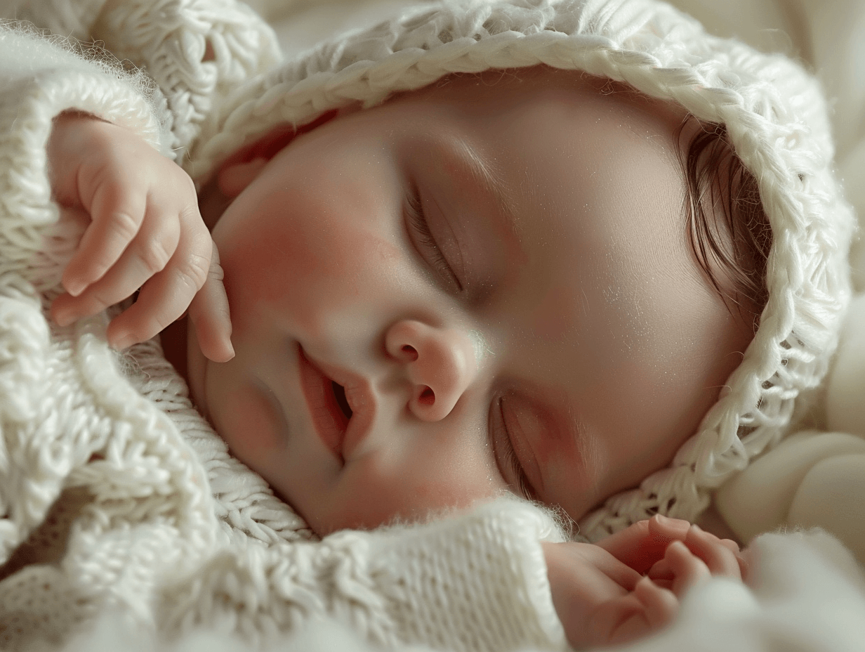 Una niña recién nacida