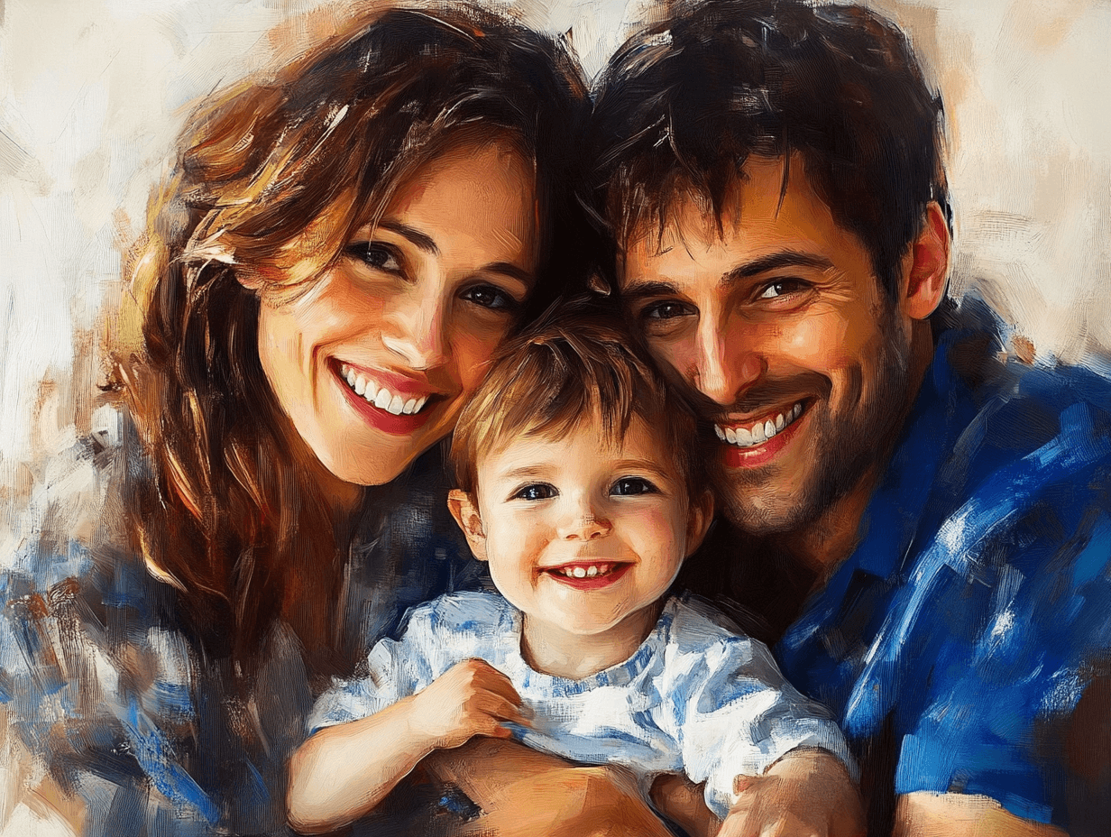 Una familia feliz