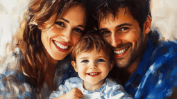 Una familia feliz