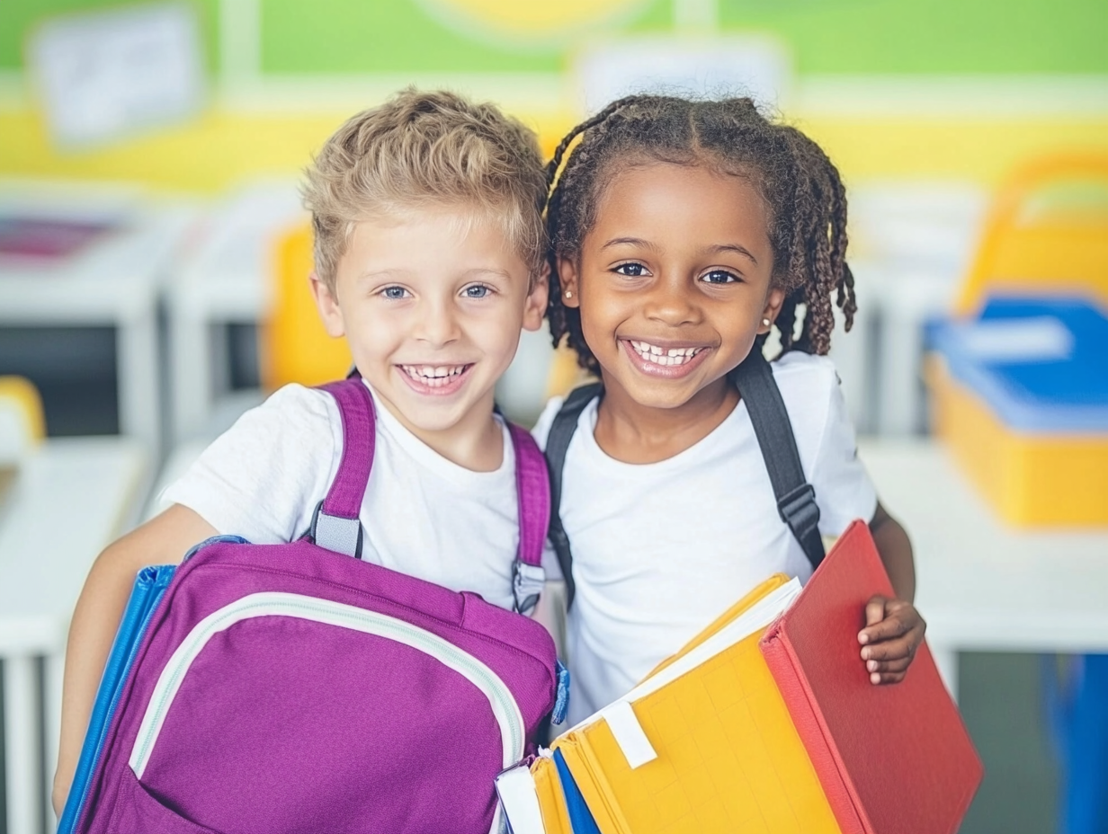 Niños en clase