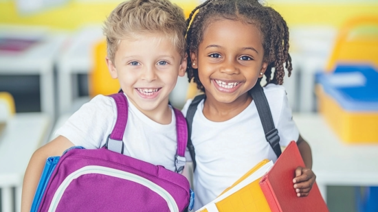 Niños en clase