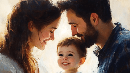 Retrato de una familia tradicional