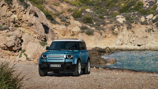JLRDefenderIbiza90Front34