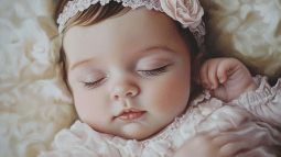 Una niña recién nacida