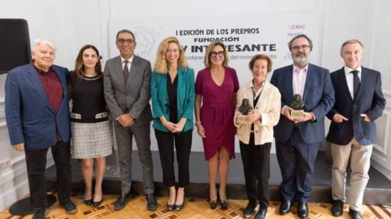 De izquierda a derecha: José Pardina, Carmen Sabalete, José Manuel López Nicolás, Elisa Rivera Mendoza, Marta Ariño, Aurora Martín, Lluís Montoliu y Santiago Castellanos