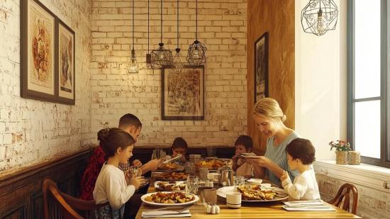ir con niños a un restaurante