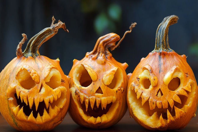 Calabazas caseras de Halloween - Rubén García