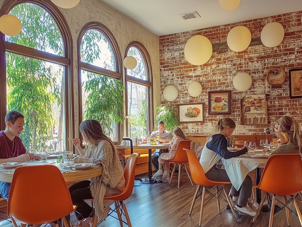 ir a un restaurante con niños