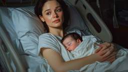 Madre y bebé, en el hospital