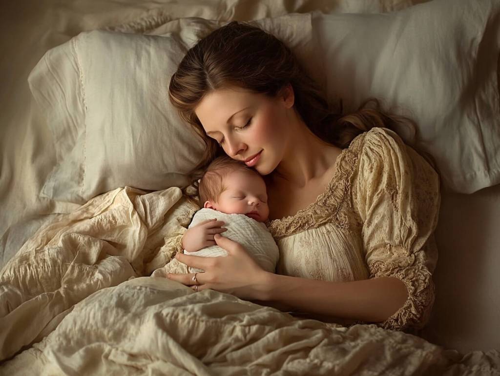 Madre e hijo recién nacido