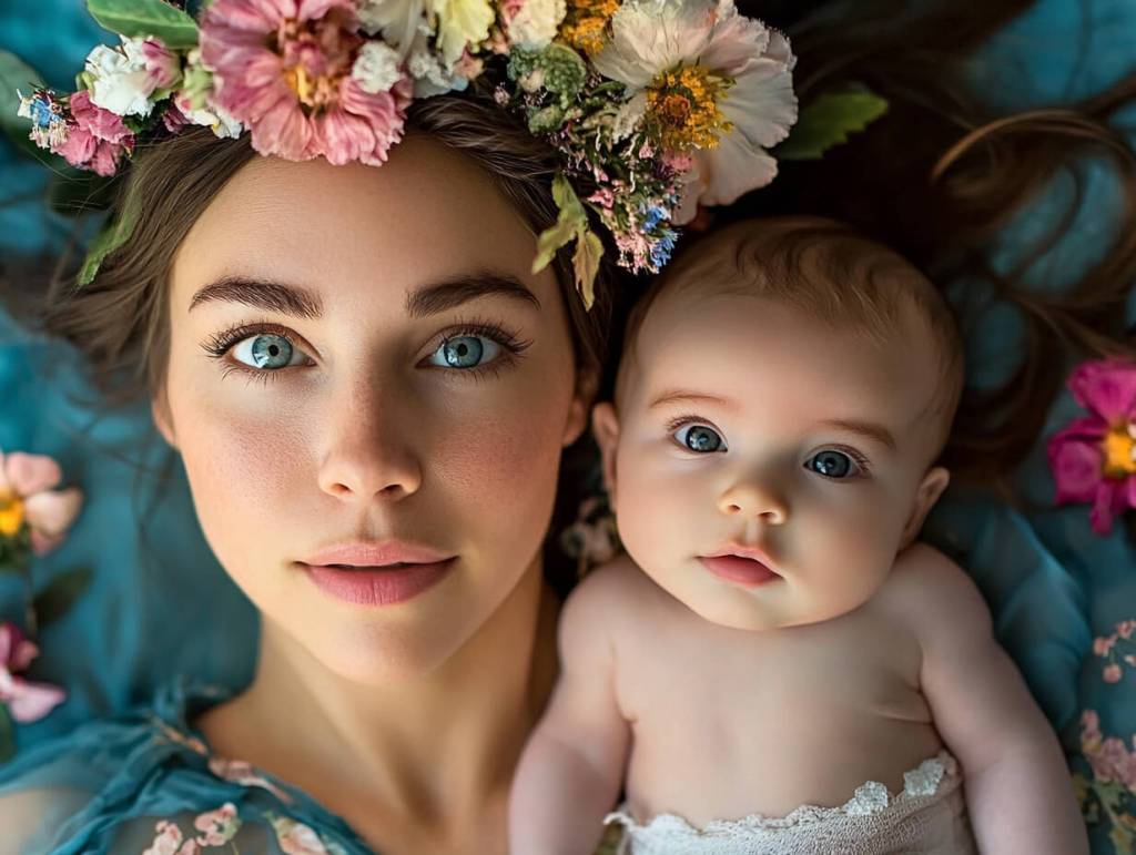 Un selfie de madre e hija