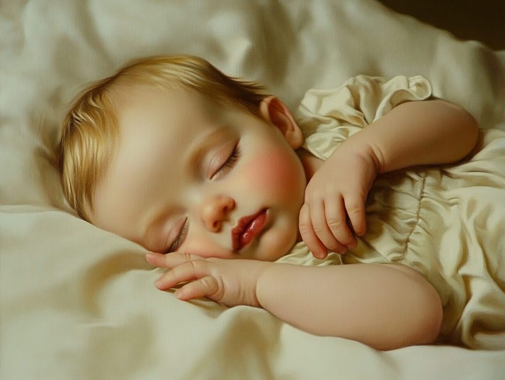 Un bebé dormido