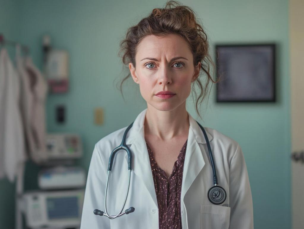 Una doctora en su hospital
