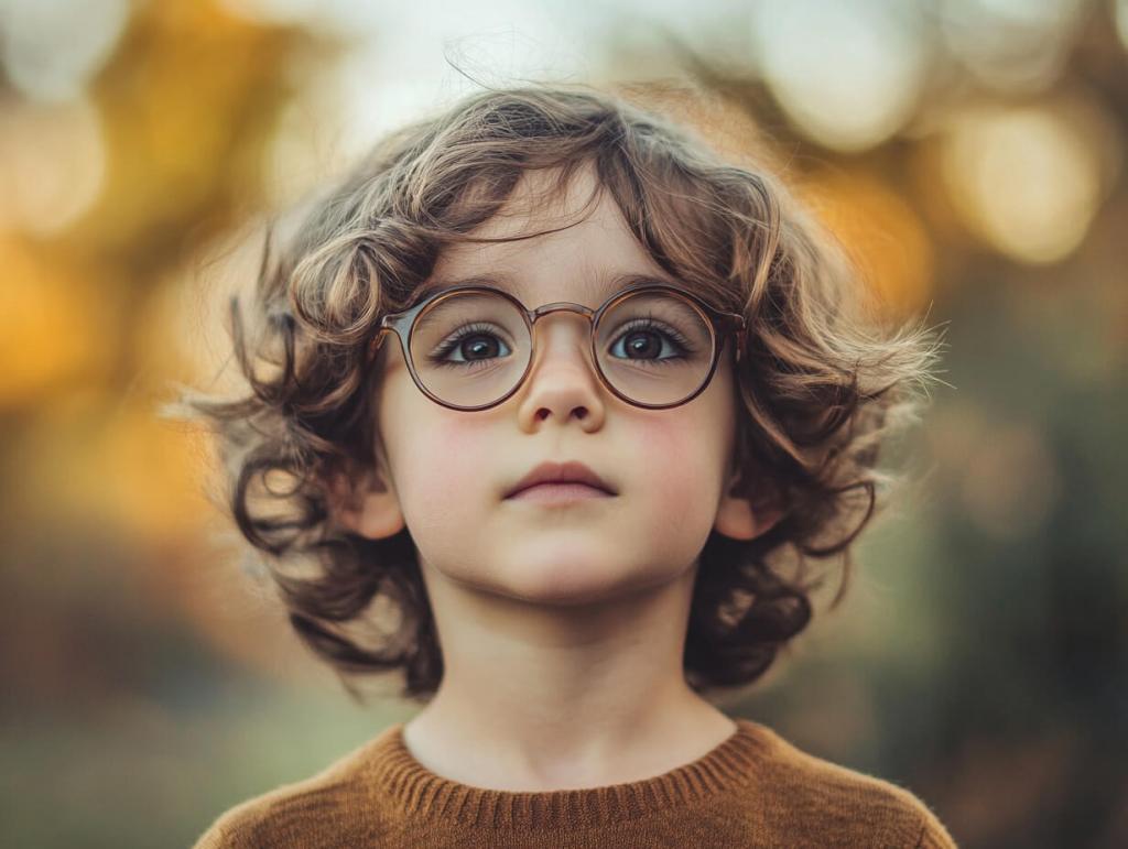 un niño pequeño con gafas (foto: R.G.)