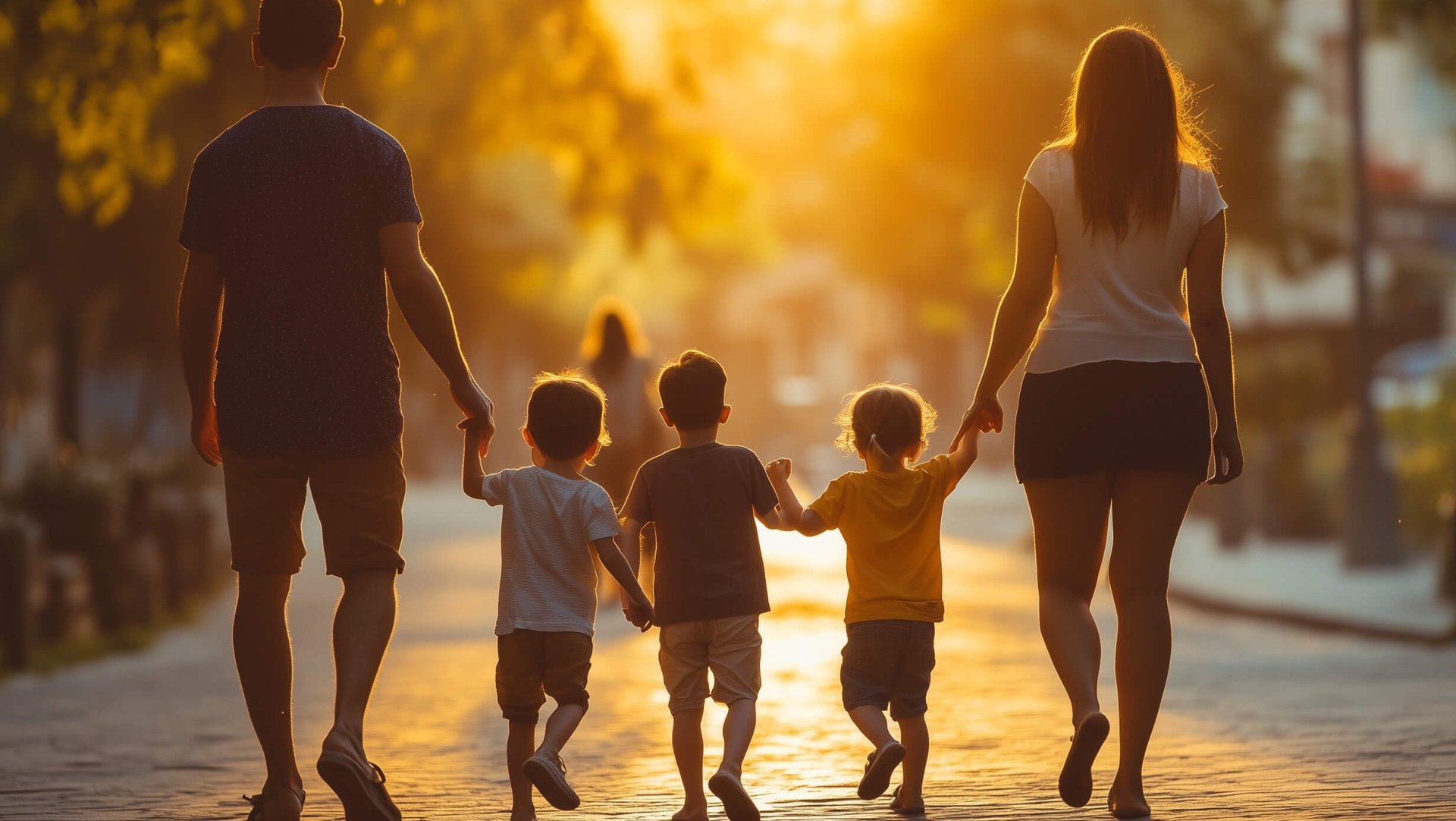 Una familia de paseo (foto: R.G.)