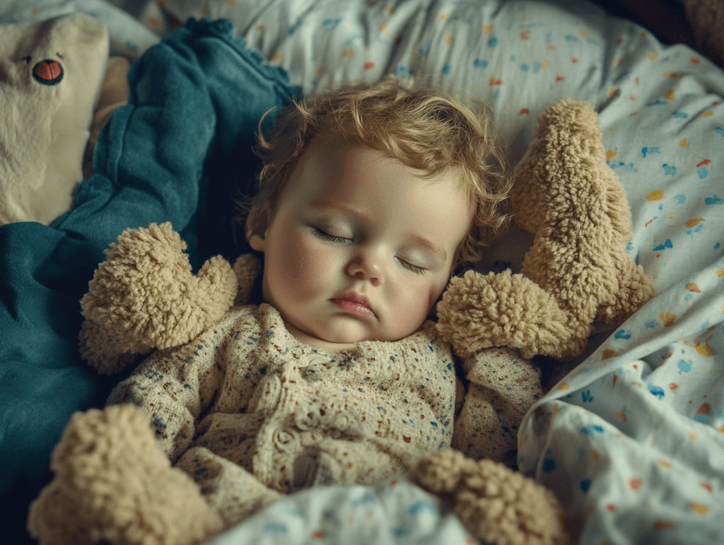 Un bebé dormido