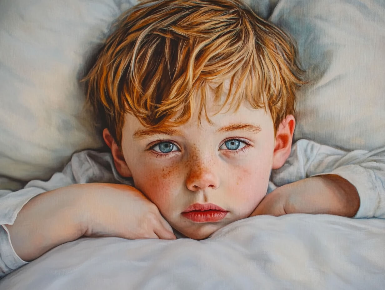 Niño enfermo - Rubén García