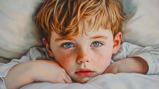 Niño enfermo - Rubén García