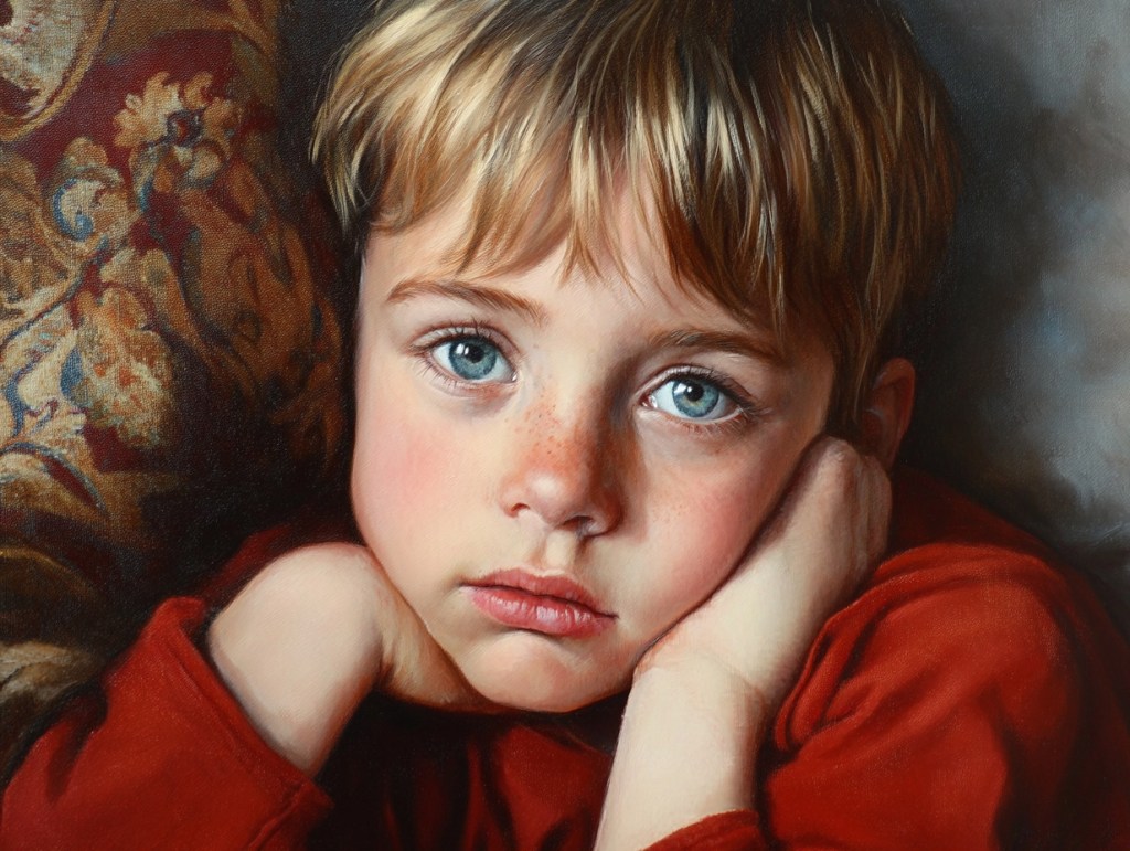 Niño enfermo - Rubén García