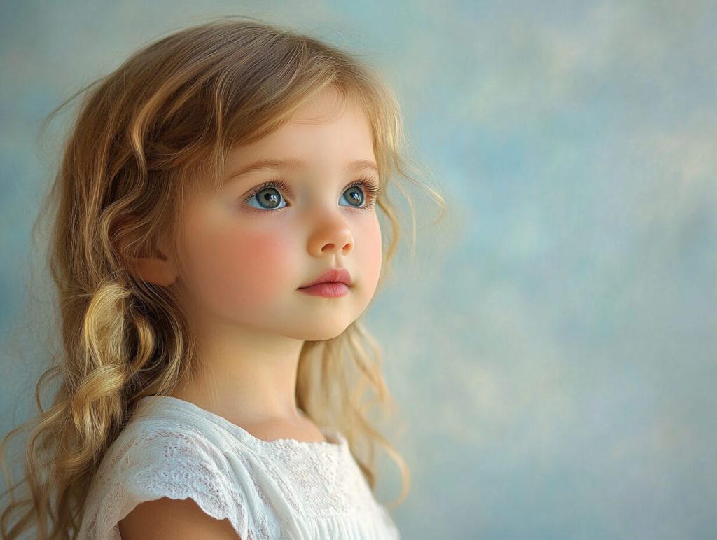 Retrato de una niña pequeña