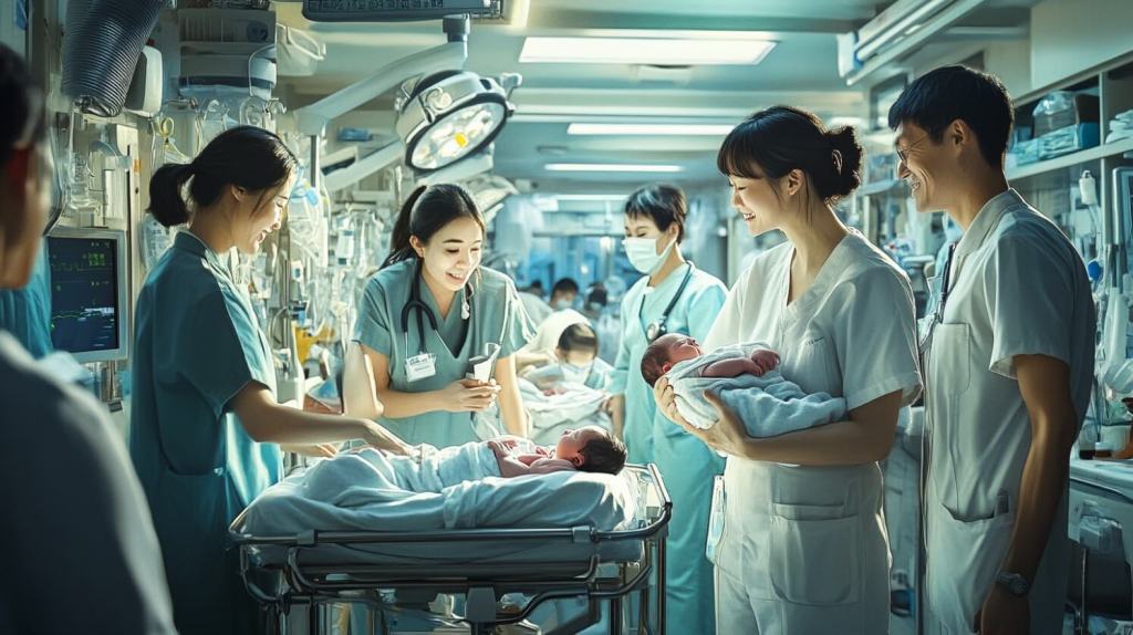 la natalidad en China