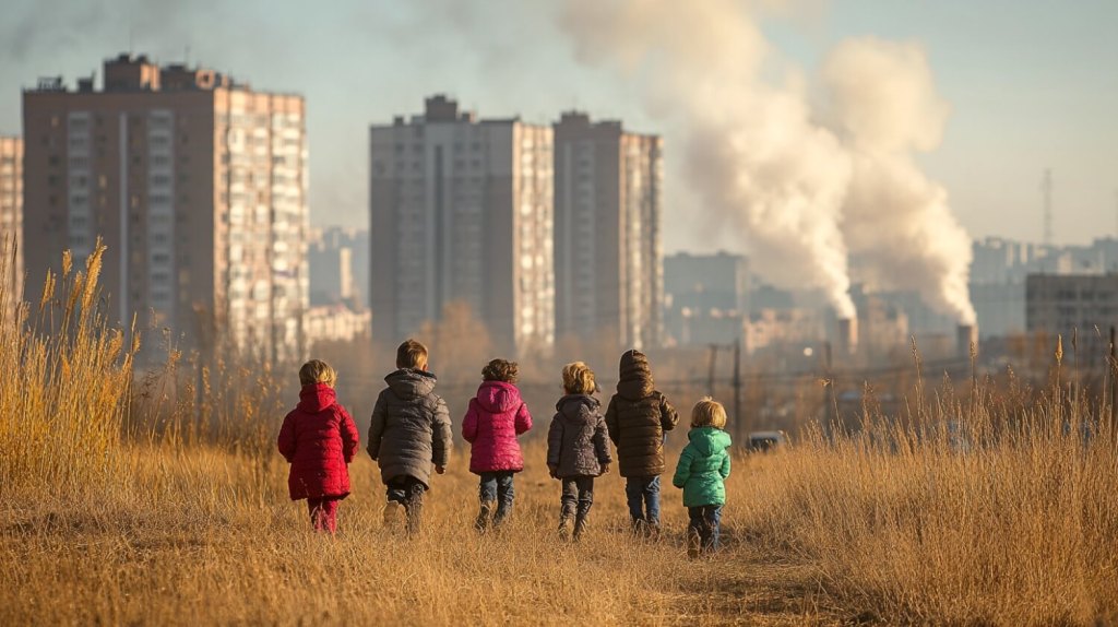 la contaminación del aire y el cerebro de los niños