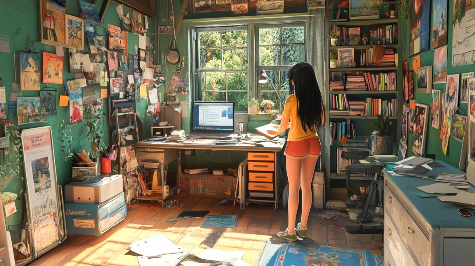 escritorios de pie