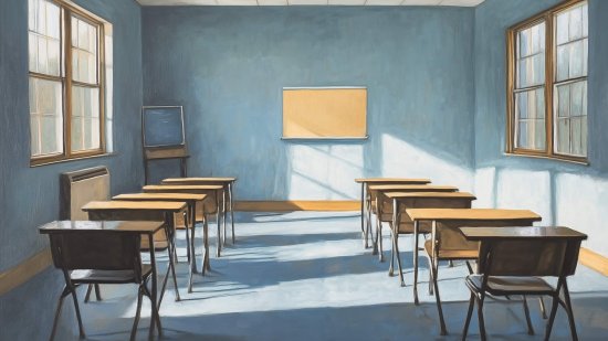 Un aula vacía