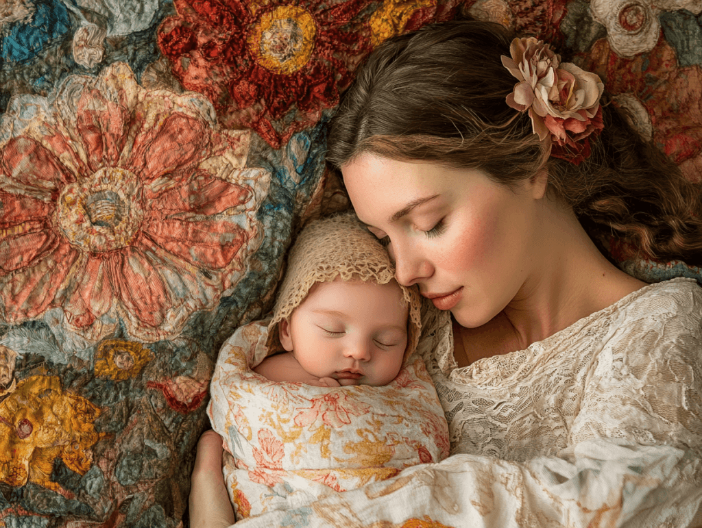 Una madre y su bebé