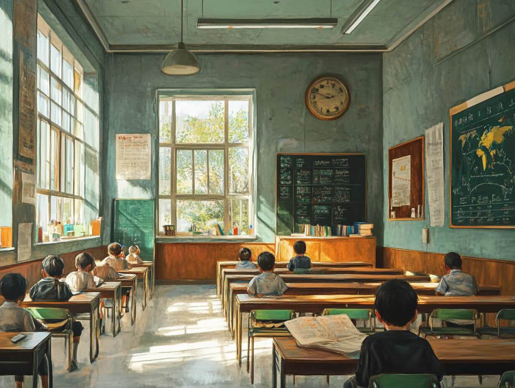 Un aula de un colegio