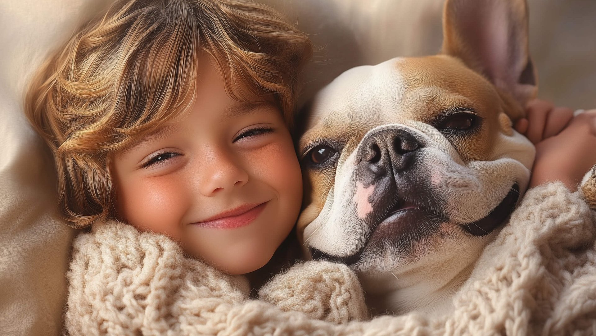Un niño y su perro (foto: R.G.)