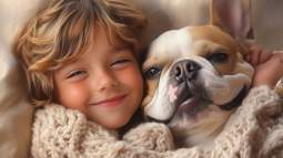 Un niño y su perro (foto: R.G.)