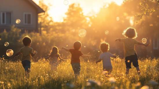 Niños felices al aire libre (foto: RG)