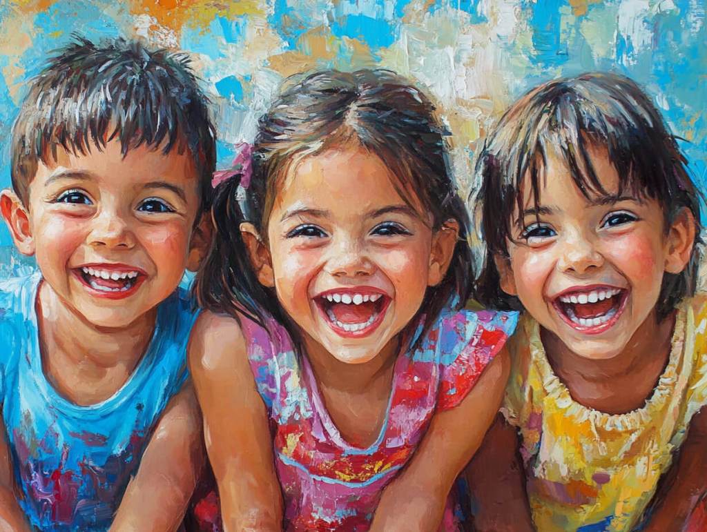 Niños felices