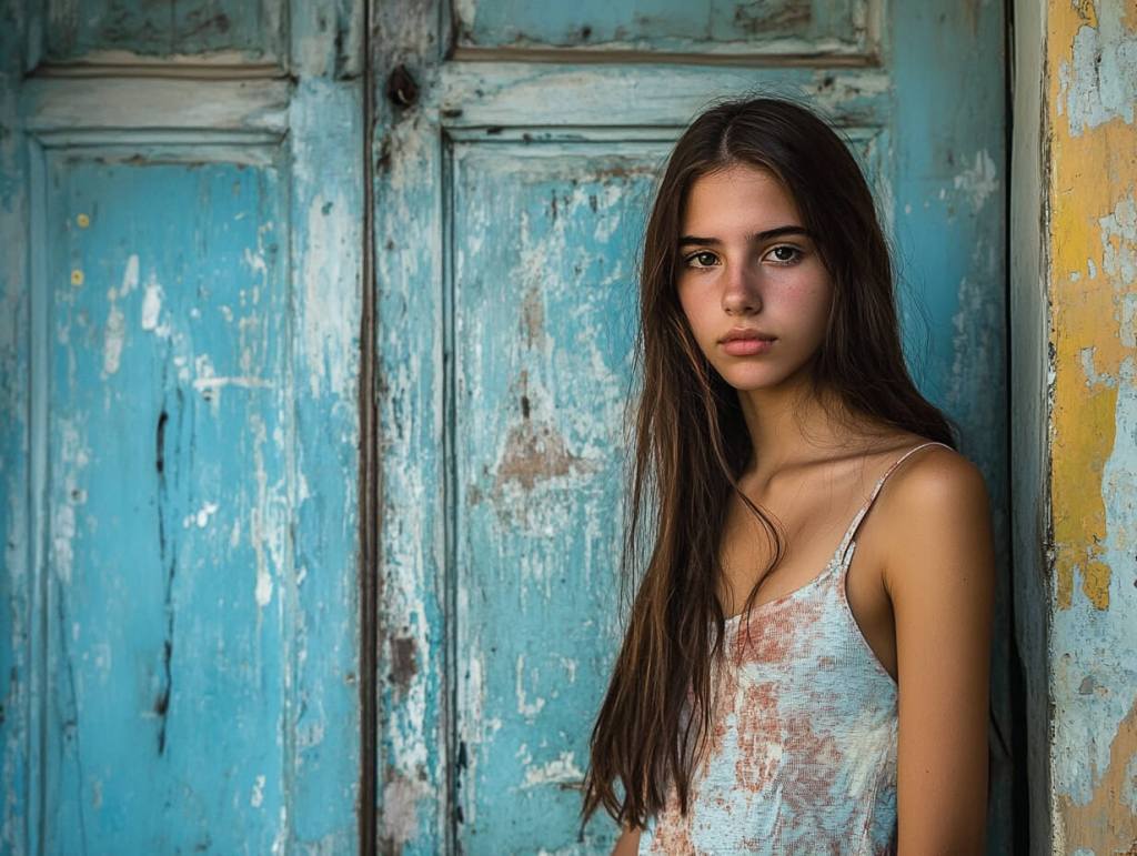 Fotografía de una adolescente
