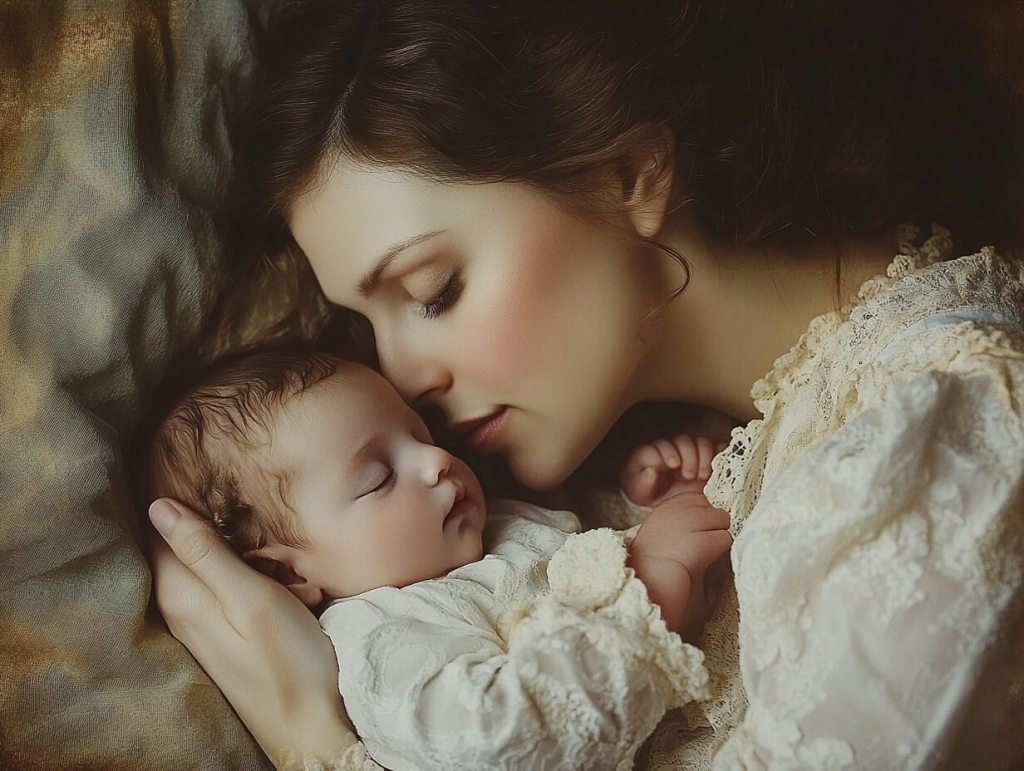 Una madre abraza a su bebé (foto: R.G.)