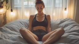 Una mujer joven con ropa deportiva