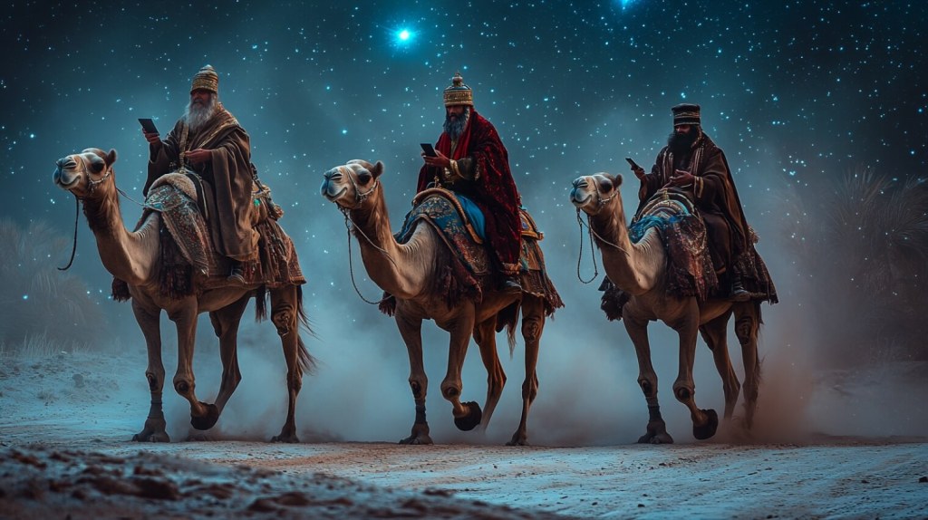 videollamada con los Reyes Magos