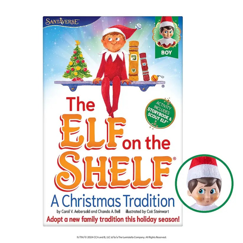 Libro original de la historia del elfo de la Navidad