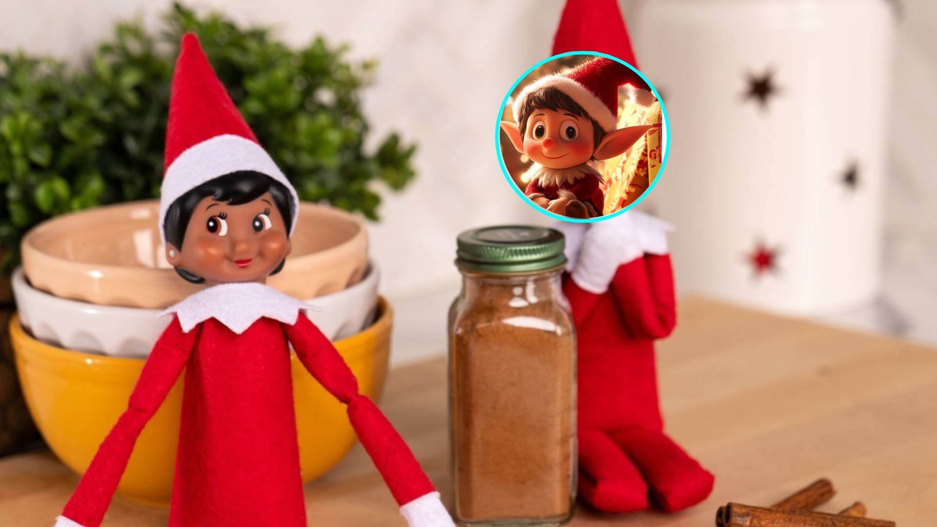 El elfo travieso de la Navidad