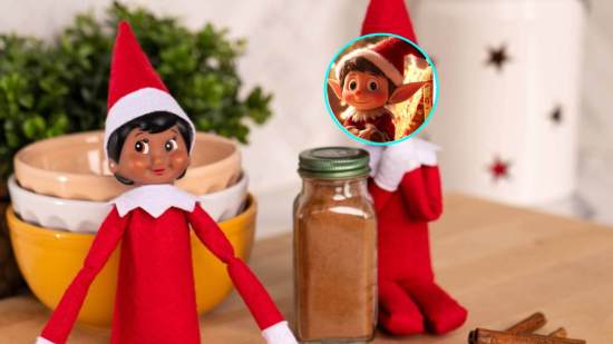 El elfo travieso de la Navidad