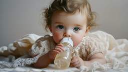 Una niña pequeña con tu bebé