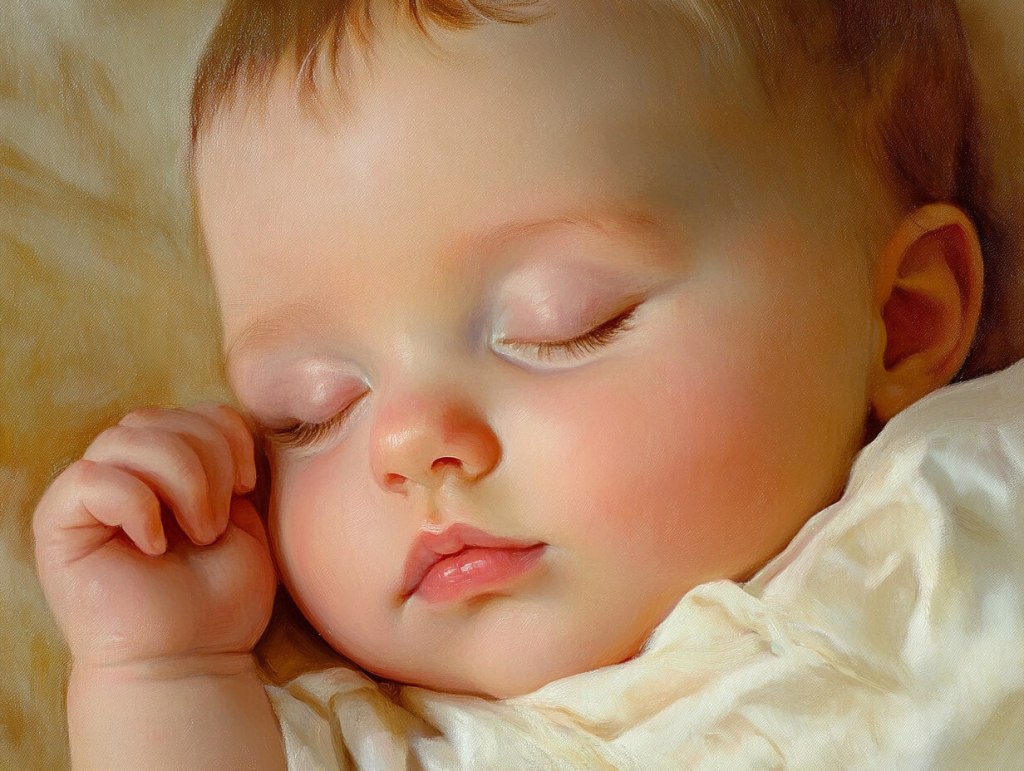 Un bebé dormido