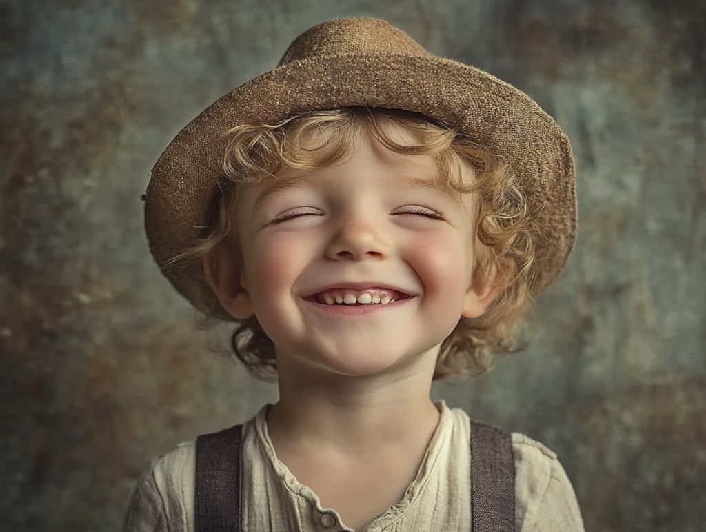 Un niño con sombrero